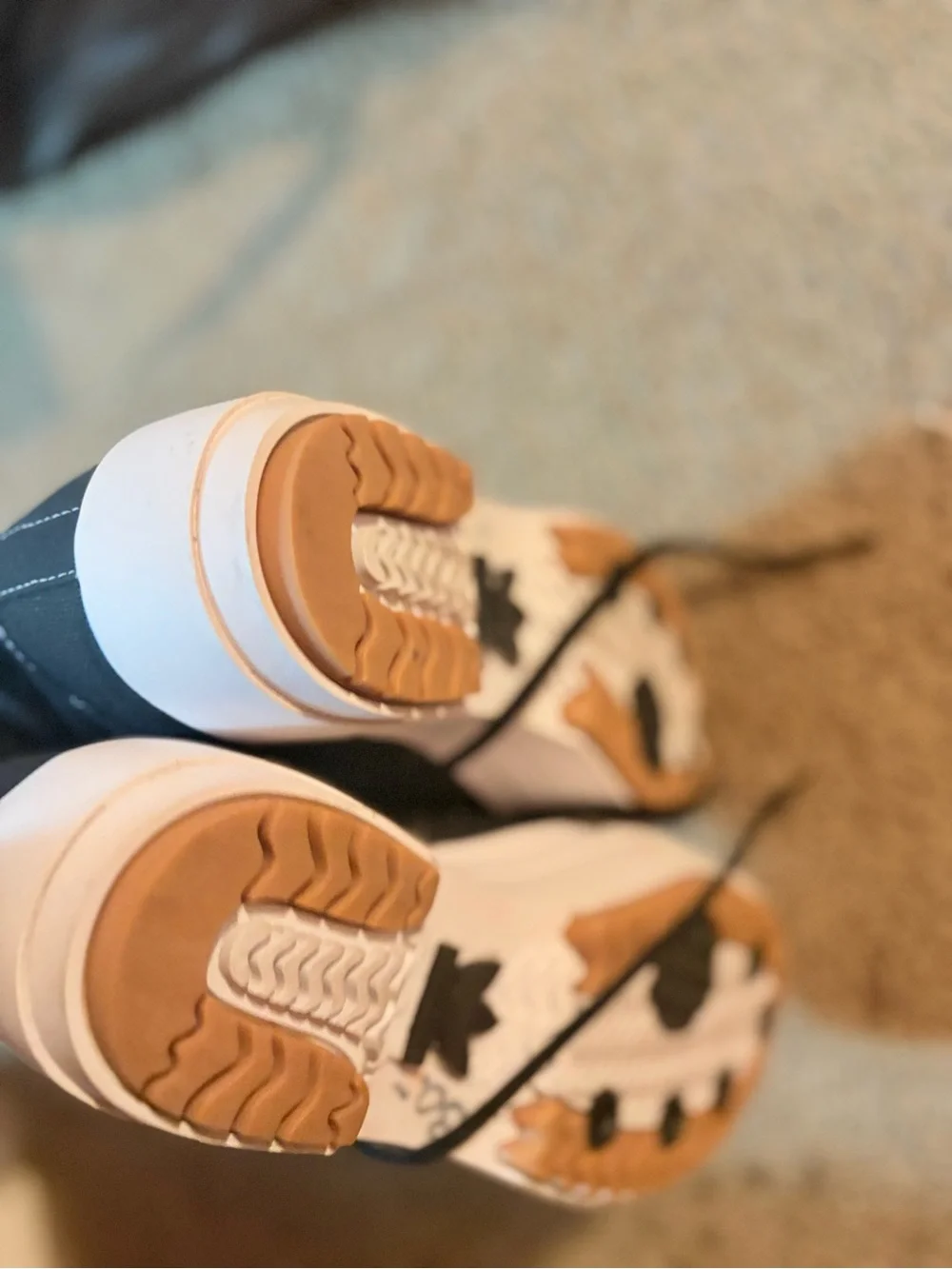 adidas Black and White High-Top Canvas Ankle Boots